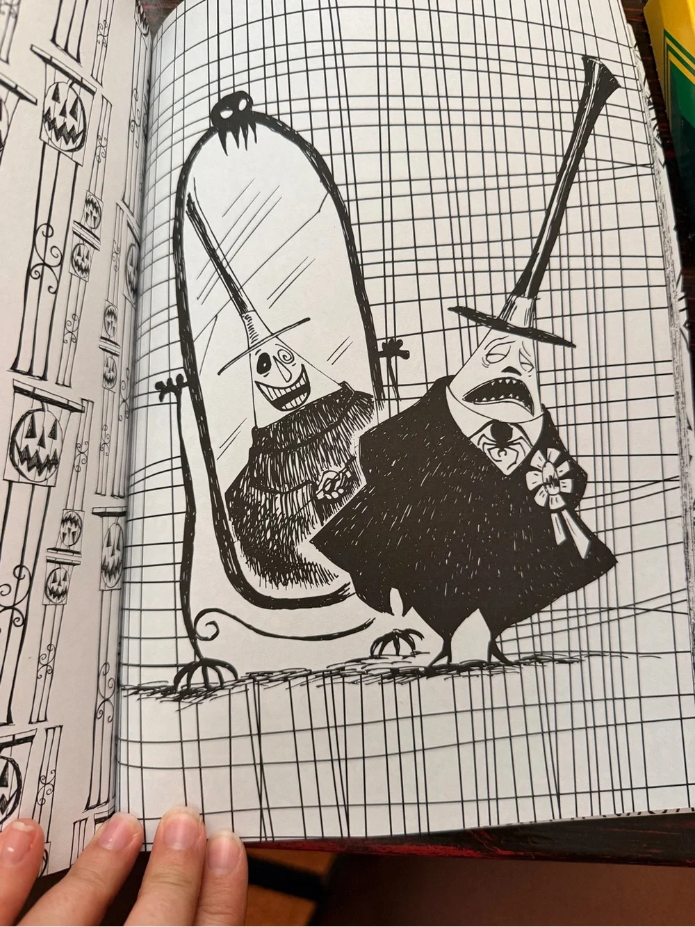 NWT. Tim Burton’s Nightmare before Christmas coloring book, 100 images